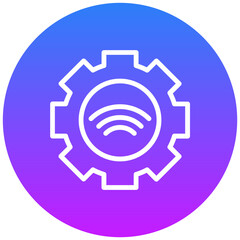 Smart Setting Vector Icon