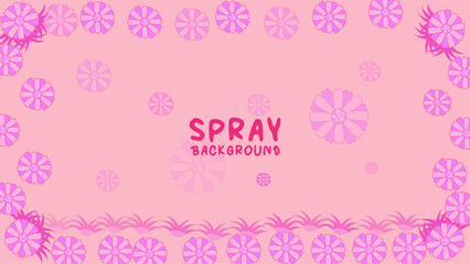 Abstract spray modern background illustration