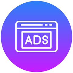 Advertisement Vector Icon
