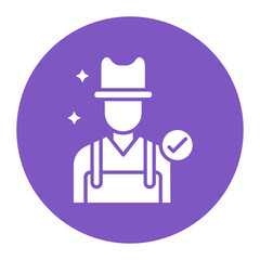 Fototapeta premium Vetted Professionals Icon