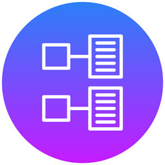 Fototapeta premium Classification Vector Icon