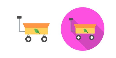 Garden Cart Vector Icon