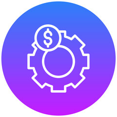 Cost Management Vector Icon
