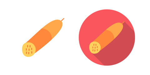 Salami Vector Icon