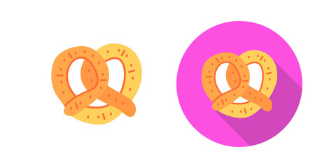Pretzel Vector Icon