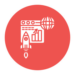 Obraz premium Launch Icon