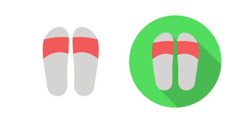 Slippers Vector Icon