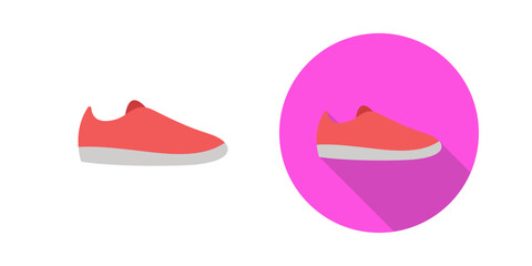 Casual Shoes Vector Icon