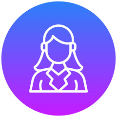 Network Specialist Female Icon