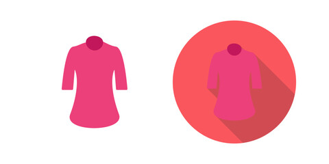 Ladies Shirt Vector Icon