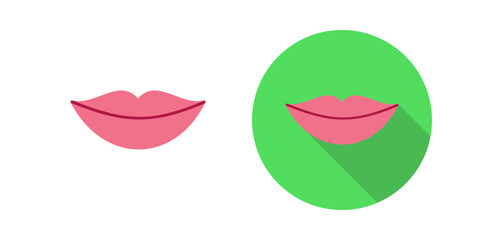 Lips Vector Icon