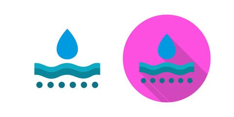 Fototapeta premium Moisture Vector Icon