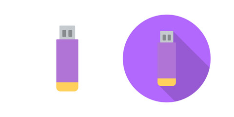 USB Drive Vector Icon