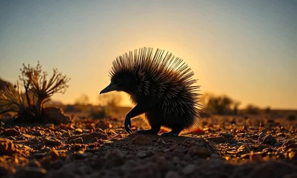 hedgehog in the forest