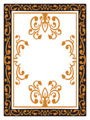 Decorative Wedding Frame Vector Design