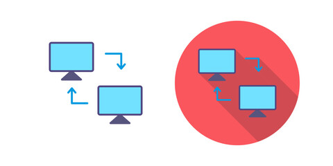 Sharing Systems Vector Icon