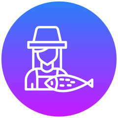 Fisherwoman Icon