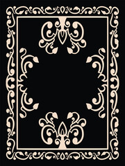 Vintage Ornamental Frame for Wedding