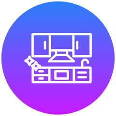 Cleaning Countertops Icon