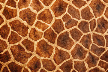 キリン柄のパターン背景