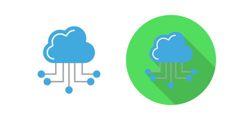 Cloud Computing Vector Icon