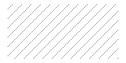 Dashed lines. Marker hand-drawn line border and scribble design elements. Lines hand drawn paint brush stroke. Vector isolated on black dash line in eps 10.