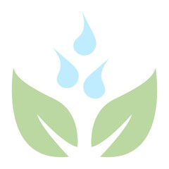 Leaves icon on isolated background. Collection green leaf. Elements design for natural, eco, vegan, bio labels. Vector illustration