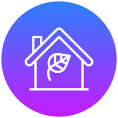 Eco-Friendly House Icon