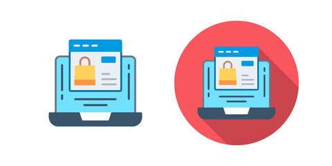 Online Shopping Vector Icon