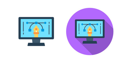 Elearning Vector Icon