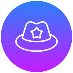 Beach Hat Icon