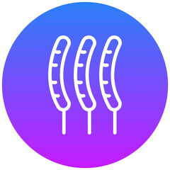 Sausage on a Stick Icon