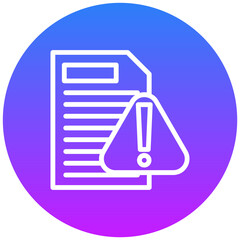 Fraudulent Document Icon