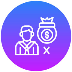 Corrupt Businessman Icon