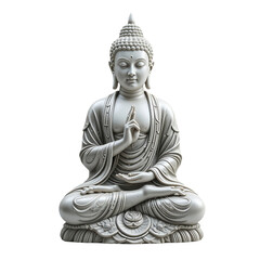 Obraz premium statue of buddha isolated on transparent background