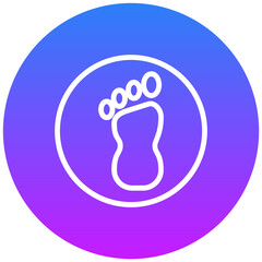Foot Symbol Icon