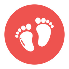 Baby Feet Icon