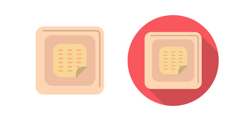 Nicotine Patch Vector Icon