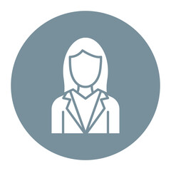 Assistant Woman Icon