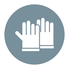 Fototapeta premium Gloves Icon