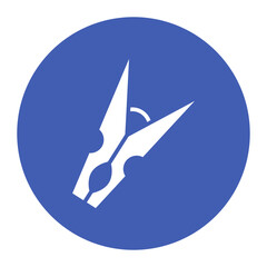 Obraz premium Clothespin Icon