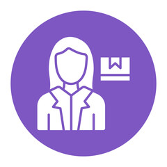 Recipient Woman Icon