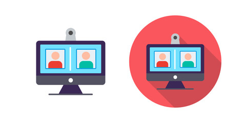 Videocall Vector Icon