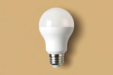 A product photograph of a classic A19 LED light bulb