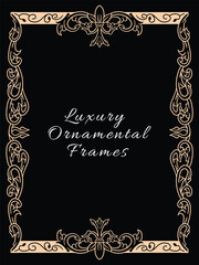 Luxurious Hand Drawn Frame with Scrollwork
