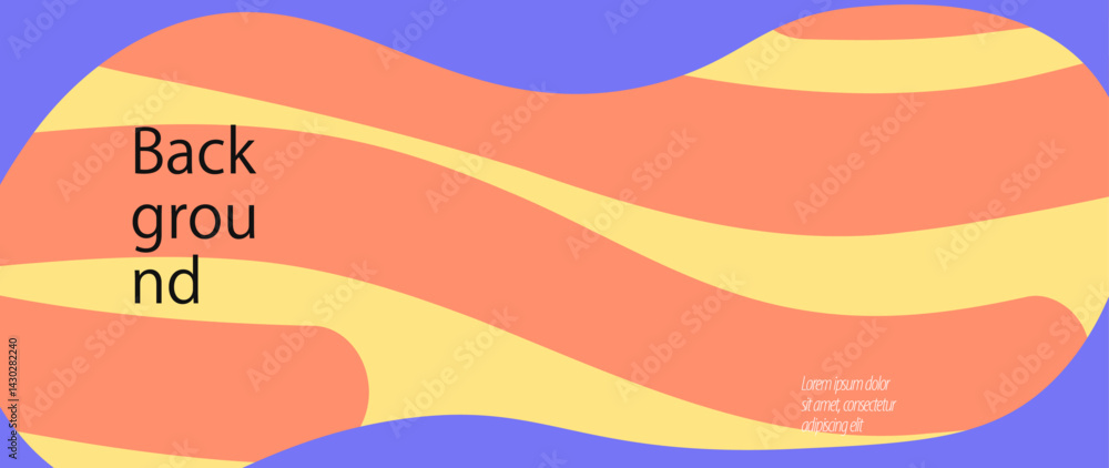 Poster a subtle orange and yellow abstract gradient background. with irregular and dynamic motifs.