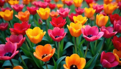 Obraz premium Small, evenly spaced posies in a repeating grid, small, design, geometric