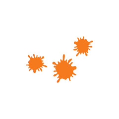 Paintball splash vector illustration 