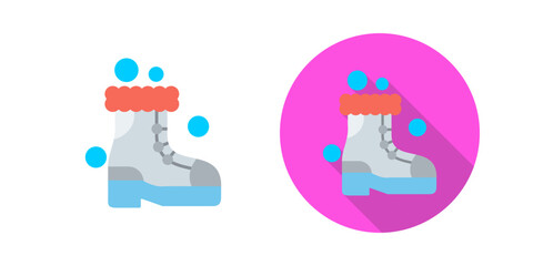 Snowshoes Vector Icon