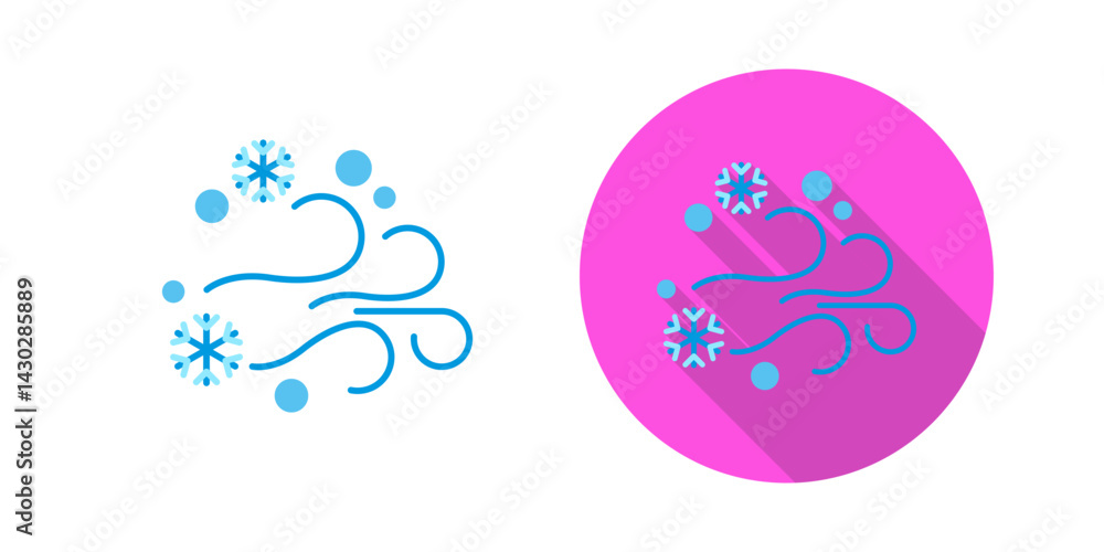Canvas Prints blizzard vector icon